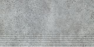 Tubądzin Domino Stopnica podłogowa Otis grey 59,8x29,8