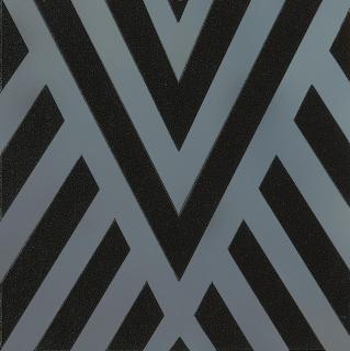 Tubądzin Maciej Zień Dekor ścienny Odeon Noir 14,8x14,8