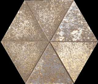 Tubądzin Maciej Zień Mozaika ścienna Sheen gold 19,2x22,1