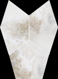 Tubądzin Mozaika gresowa Onice Bianco MAT 28x31x0,8