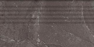 Tubądzin Stopnica podłogowa Grand Cave graphite 59,8x29,6
