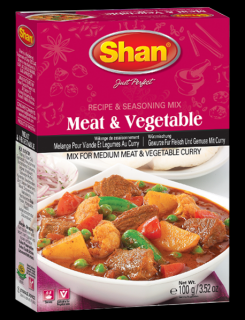 Przyprawa Meat and Vegetable Curry Shan 100g