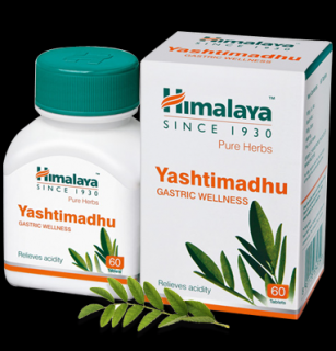 Yashtimadhu zgaga Himalaya 60 tabletek