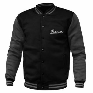 Bluza bejsbolówka "Est.2003" czarno-grafitowa