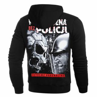 Bluza z kapturem "Piłka Nożna Bez Policji"