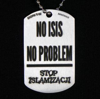 Nieśmiertelnik "No ISIS"