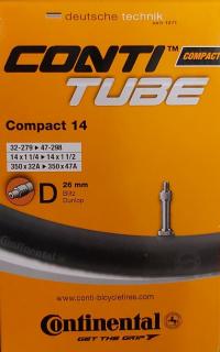 Dętka Compact 14 Dunlop 26mm 32-279/47-298 CONTINENTAL