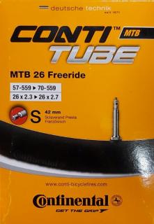 Dętka MTB 26 Freeride Presta 42mm 57-559/70-559 CONTINENTAL