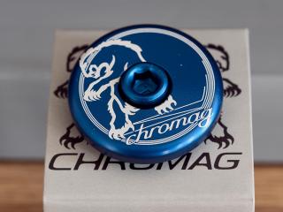 KAPSEL sterów CHROMAG TOP CAP niebieski