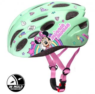Kask rowerowy dziecięcy Myszka Minnie miętowy Disney 52-56cm