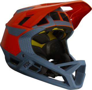 Kask rowerowy PROFRAME QUO full face FOX blood orange 2021 S