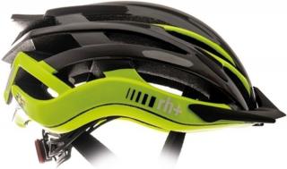 Kask rowerowy RH+ 2in1 Shiny Anthracite Metal-Yellow Fluo 58-62