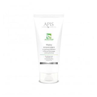 APIS Acne-Stop maska oczyszczająca z czarnym błotem 200ml