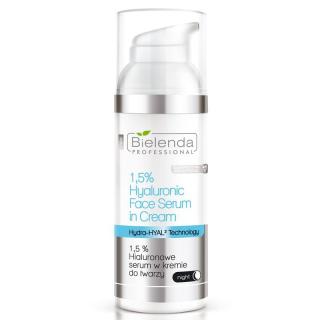 BIELENDA 1,5 % Hialuronowe serum w kremie do twarzy 50 g