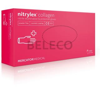 Rękawice rękawiczki nitrylowe nitrylex collagen różne rozmiary