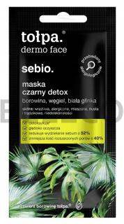Tołpa Sebio maska czarny detox 8ml
