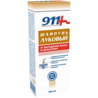 911 Wzmacniający Szampon do Włosów Wypadających Cebulowy 150ml