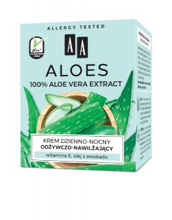 Aa Aloes 100% Krem Dzienno-Nocny Odżywczo Nawilżający 50ml