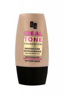 Aa Make Up Ideal Tone Podkład "Perfekcyjne Dopasowanie" Nr 107 Dark Beige 30ml