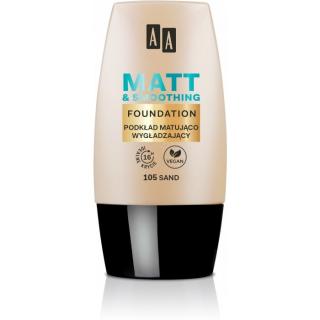 Aa Make Up Matt Podkład Matująco-Wygładzający 105 Sand 30ml