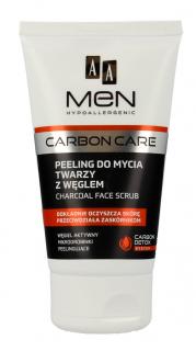 Aa Men Carbon Care Peeling Do Mycia Twarzy Z Węglem 150ml