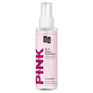 AA Pink Aloes Make-Up Spray 2w1 Utrwalająco-Nawilżający 100ml