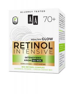 Aa Retinol Intensive 70+ Intensywny Krem Na Noc - Odżywienie + Odbudowa 50ml