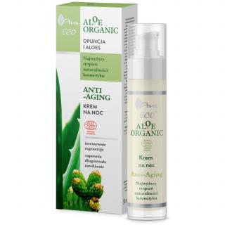 ALOE ORGANIC Odmładzający Krem na Noc Anti-Aging 50 ml - AVA