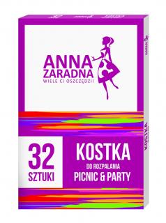 Anna Zaradna Kostki Do Rozpalania Białe 1op. - 32szt.
