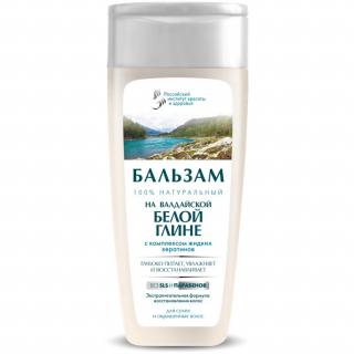 Balsam do Włosów z BIAŁĄ GLINKĄ i Kompleksem Płynnej Keratyny 270 ml