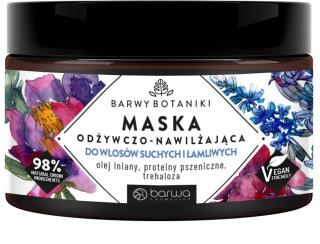 Barwa Barwy Botaniki Maska Odżywczo - Nawilżająca Do Włosów Suchych I Łamliwych 220ml