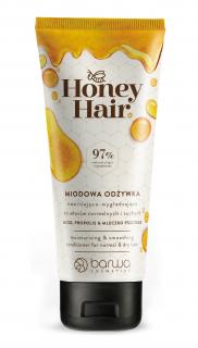 Barwa Cosmetics Honey Hair Miodowa Odżywka Nawilżająco-Wygładzająca do Włosów Normalnych i Suchych 200ml