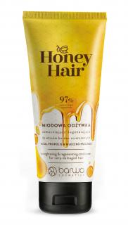 Barwa Cosmetics Honey Hair Miodowa Odżywka Wzmacniająco-Regenerująca do Włosów Bardzo Zniszczonych 200ml