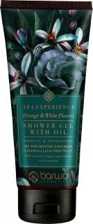 Barwa Cosmetics Spa Experience Żel Pod Prysznic z Olejkiem Ujędrniająco-Odżywczy Orange White Flowers 200ml