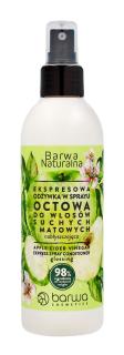 Barwa Naturalna Awokado Odżywka Ekspresowa Nabłyszczająca Do Włosów Naturalnych I Matowych 200ml