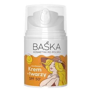 Baśka Krem do Twarzy SPF 50+ Nawilżający 50ml