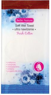 Belle Nature Mokry Ręcznik z Mikrofibry - Fresh Cotton 1szt