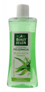 Biały Jeleń Codzienna Pielęgnacja Żel Do Mycia Twarzy Aloes I Ogórek 265ml