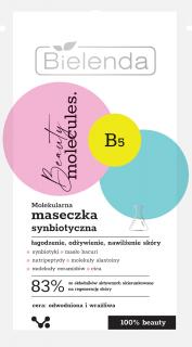 Bielenda Beauty Molecules.Molekularna Maseczka Synbiotycza - do Cery Odwodnionej i Wrażliwej 8g