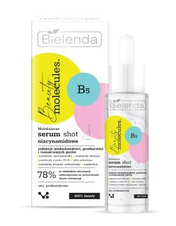 Bielenda Beauty Molecules.Molekularne Serum Shot Niacynamidowe - do Cery Problematycznej 30ml