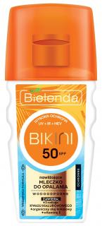 Bielenda Bikini Nawilżające mleczko do Opalania Spf50 125ml