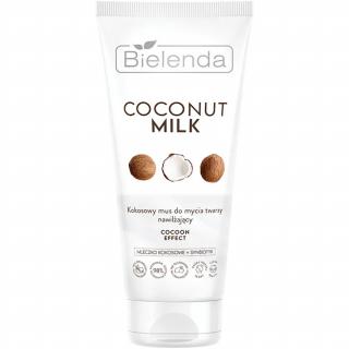 Bielenda COCONUT MILK Kokosowy Mus do Mycia Twarzy Nawilżający COCOON EFFECT 135 g