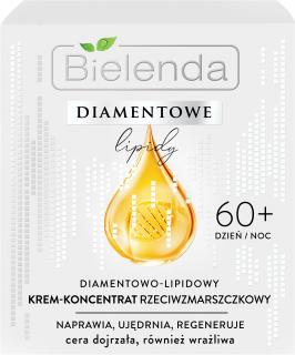Bielenda Diamentowe Lipidy 60+ Diamentowo-Lipidowy Krem - Koncentrat Przeciwzmarszczkowy Na Dzień I Noc 50ml