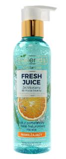 Bielenda Fresh Juice Żel Micelarny Nawilżający Z Wodą Cytrusową Pomarańcza 190g