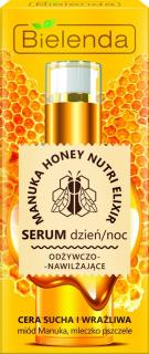 Bielenda Manuka Honey Nutri Elixir Serum Odżywczo-Nawilżające Na Dzień I Noc 30g