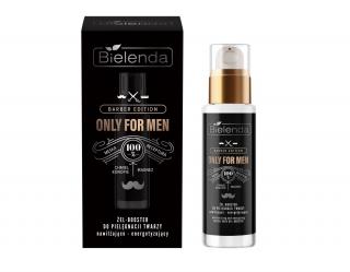 Bielenda Only For Men Barber Edition Żel-Booster Do Pielęgnacji Twarzy Nawilżająco-Energetyzujący 30ml