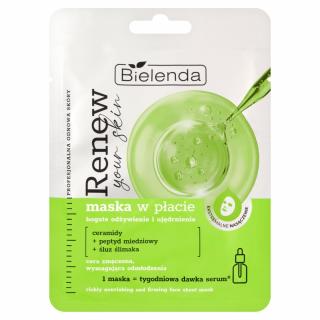 Bielenda Renew Skin Maska w Płacie Odżywienie Ujędrnienie 17g