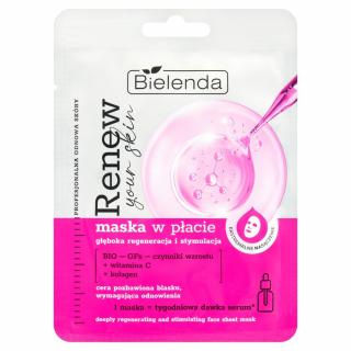 Bielenda Renew Skin Maska w Płacie Regeneracja Stymulacja 17g