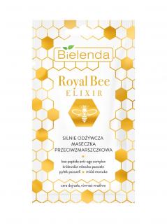 Bielenda Royal Bee Elixir Silnie Odżywcza Maseczka Przeciwzmarszczkowa 8g