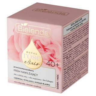 Bielenda Royal Rose Elixir 40+ Przeciwzmarszczkowy Krem Nawilżający Dzień Noc 50ml